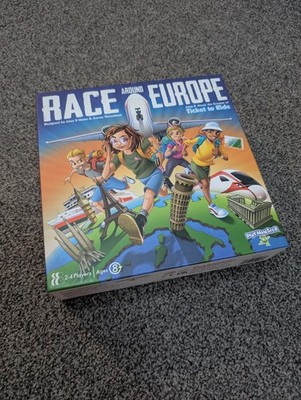 Race Around Europe Brettspiel - Alan Moon (Ticket To Ride) - Spielmonster - sehr guter Zustand