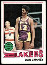 1977-78 Topps #27 Don Chaney White Backs Los Angeles Lakers