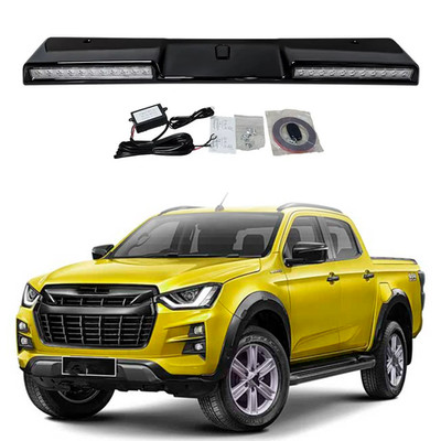 Glossy Black Top LED Roof Light Bars DRL Lamp Fits Isuzu D-Max 2019-2025 2026