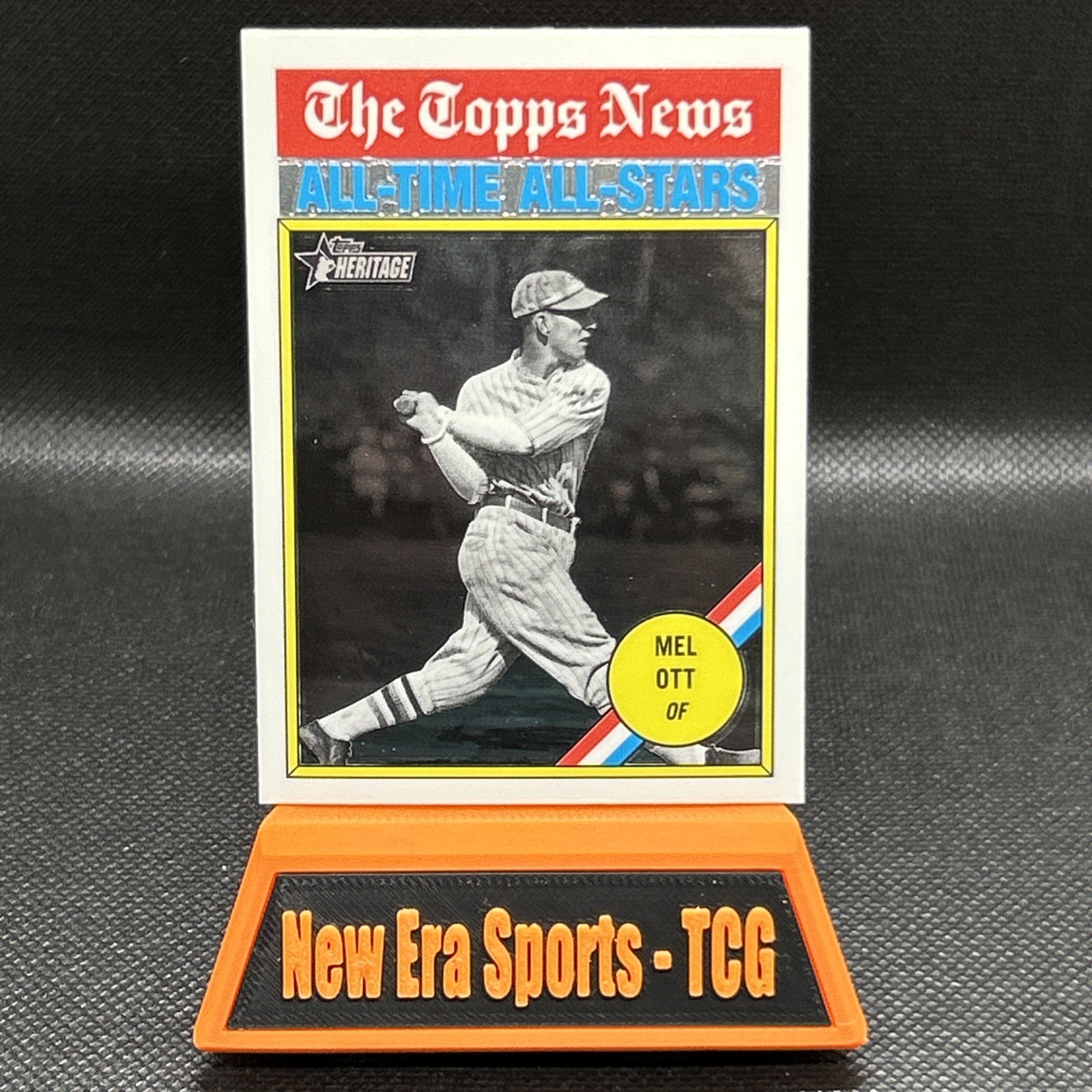 2025 Topps Heritage #348 Mel Ott All-Time All-Stars Chrome New York Giants