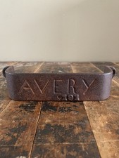 Antique Cast Iron Avery 191 Tractor Farm Implement Machinery Tool Box Holder