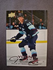 2025-26 Upper Deck Series 2 Young Guns Rookie - VILLE OTTAVAINEN #480 Kraken 2
