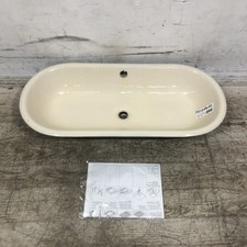 KOHLER Iron Plains 33" Cast Iron Bathroom Sink, Cane Sugar 20213-P5-FD
