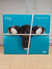 Ring Floodlight Cam Plus Wired in Black Hardwired 2.4GHz New Sealed