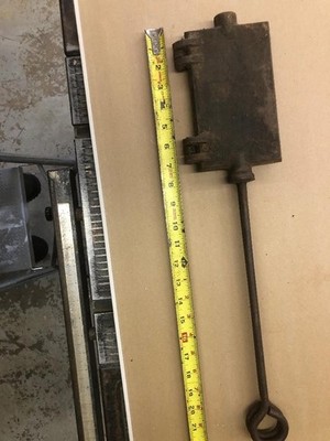 Vintage Cast Iron Campfire Waffle Maker with 13in Handles