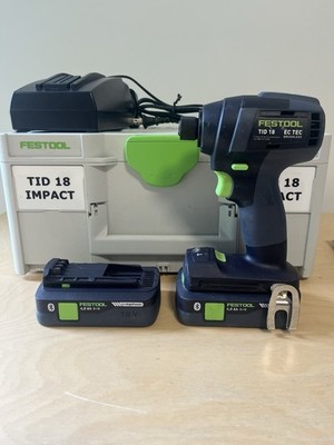 Festool TID 18 HPC 4.0 I-Plus Impact Driver Kit 2 Batteries Systainer 576480