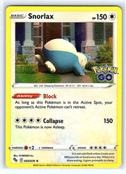 Snorlax 055/078 Pokémon GO