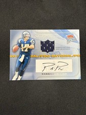 2004 Fleer Platinum Philip Rivers Rookie Jersey On Card Auto 61/294. rookie card picture