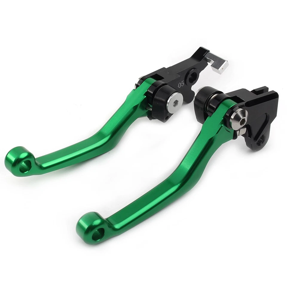 Palancas de embrague de freno pivote verde para Honda XR250 1995-2007 XR400 Foto 2 de 4