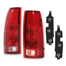 Tail Lights w/Bulb Left and Right Compatible with Chevy/GMC C/K 1500 2500 3500