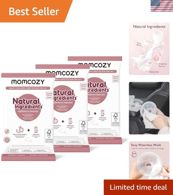 #ad Natural Breast Pump Wipes for Pump Parts Cleaning On the go 30 Count Pack of... $28.49