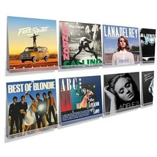 Pack Vinyl Record Wall Mount Shelves, 12" Vinyl Holder for Album 12x1.7 8
