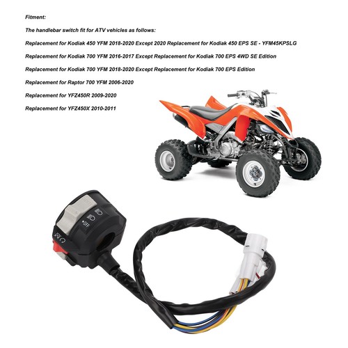 1S3‑83973‑11‑00 Engine Start Run Off Headlight Switch 7 Wires High Sensitivity - Picture 7 of 22