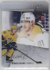 2023 Upper Deck SP Game Used Authentic Rookies Crystal /25 Spencer Stastney 17ar