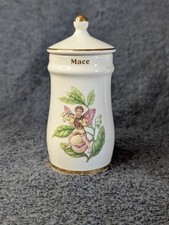 Gresham - The Flower Fairy - Spice / Herb Jars - Mace - Vintage - 1989