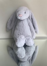 Retired Jellycat Bashful Silver Bunny Large