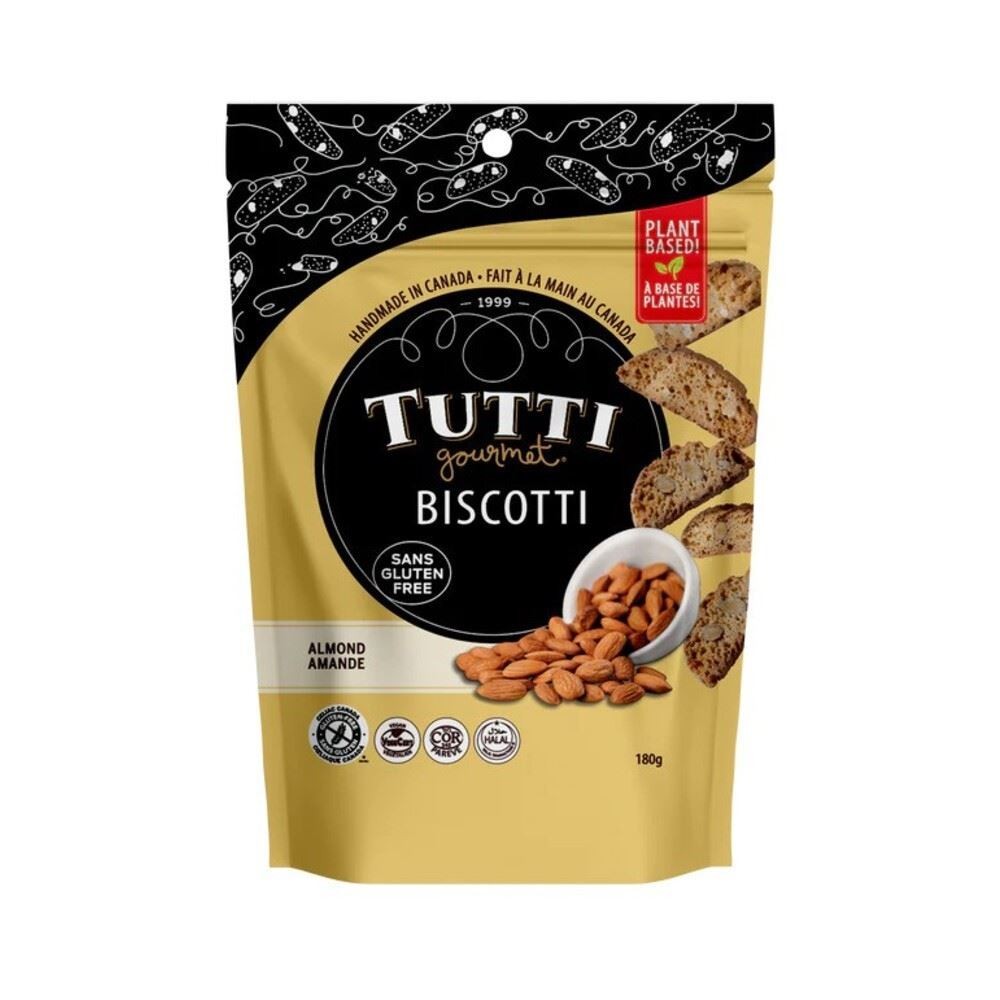 Tutti Handmade Gluten Free Vegan Almond Biscotti 180g - 4 Pack