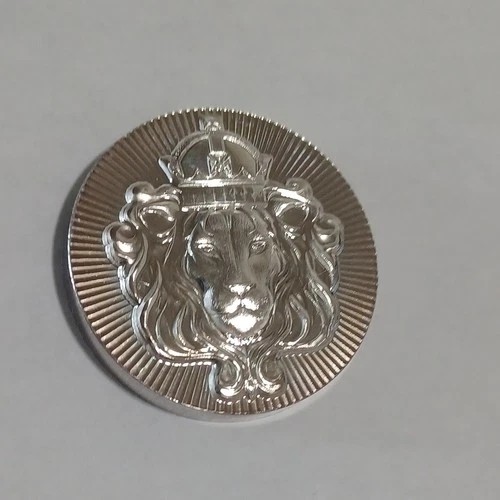 Scottsdale Mint 2 Troy Oz .999 Fine Silver Bullion Round Lion Stacker