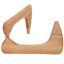 Mid Century Modern Triangle Coffee Table Legs/Feet Only, 2 Pieces Interlockin...