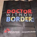 😎3Doctors Without Borders Reusable Shopping Tote Bags Lightweight 15" x 15" $2 — photo 2