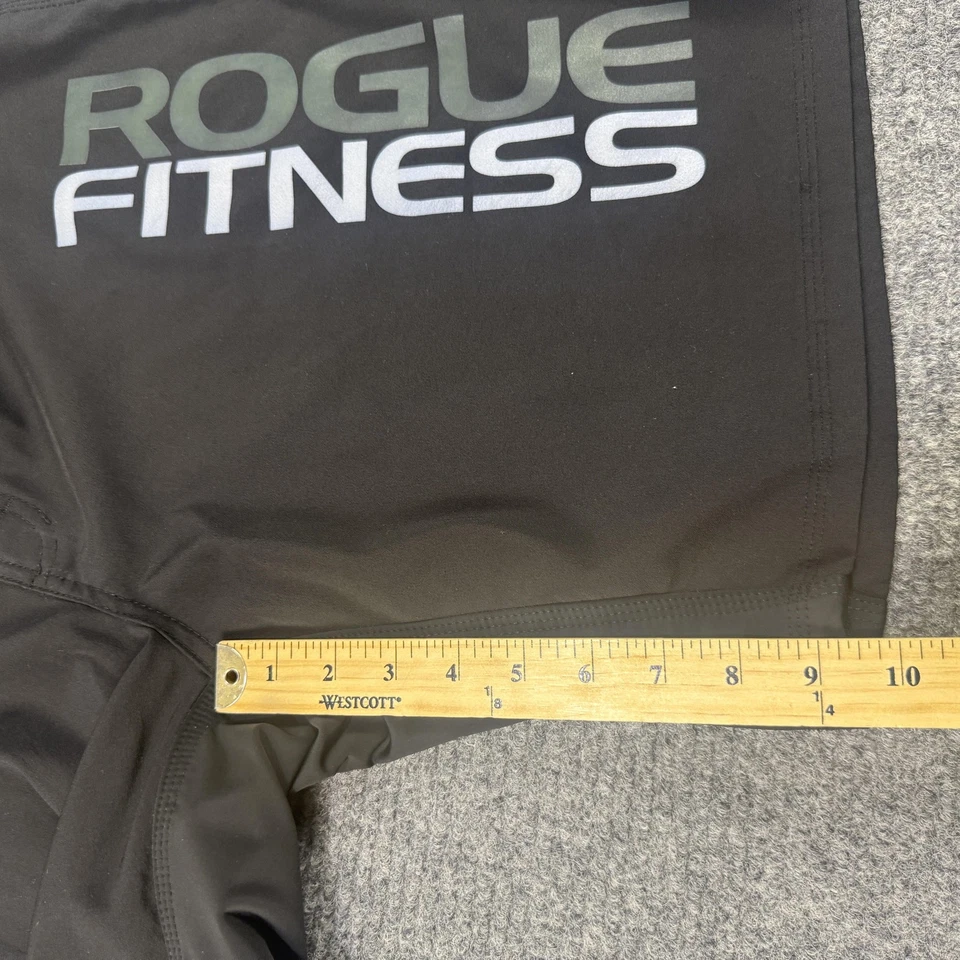 Pantalones Cortos Rogue Fitness CrossFit Para Hombre Talla 36 Negro Gimnasio Entrenamiento Poliéster Foto 4 de 4