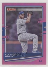 2020 Panini Donruss Photo Variation Holo Pink Clayton Kershaw (Shoe Visible) 0q3