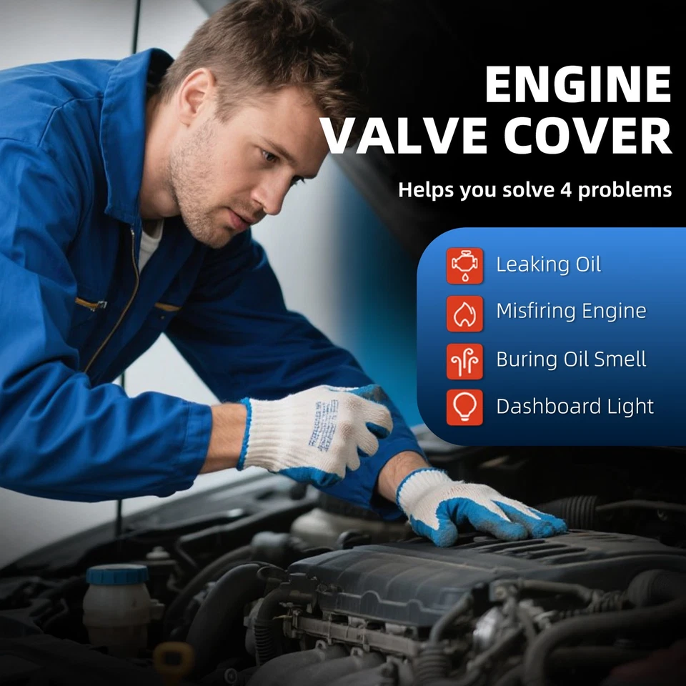 Engine Valve Cover 11127646554 For Mini One Cooper R55 R56 R57 R58 R59 R60 R61 - Image 3 of 4