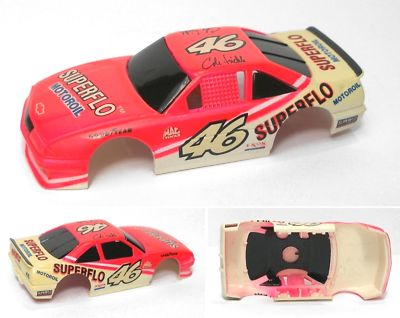 1pc 1990 TYCO SUPERFLO CHEVY OFF-WHITE Slot Car Test Shot ? BODY 8977 Fragile