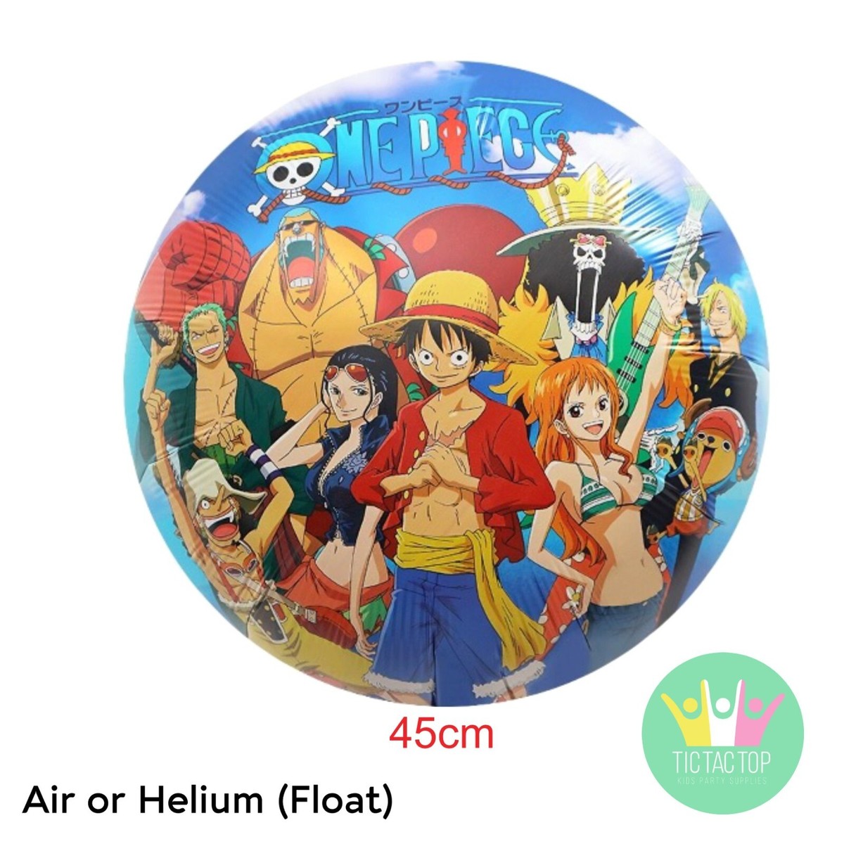 One Piece Balloon Foil Helium. Party Lolly Loot Bag