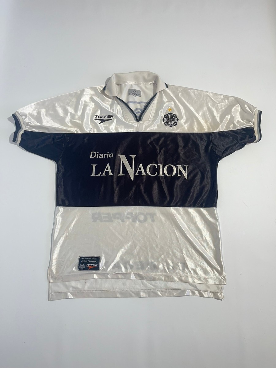 camiseta fútbol OLIMPIA (paraguay) home topper matchworn 1998 #8 (8/10)