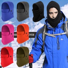 Cold Weather Adjustable Fleece Balaclava Warmer Neck Scarf Ski Thermal Face Mask