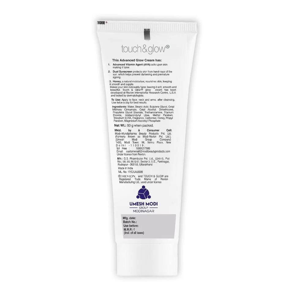 Revlon Touch and Glow Advanced Glow Cream (50g), has Honey which is a Natural Mo - Image 4 of 4