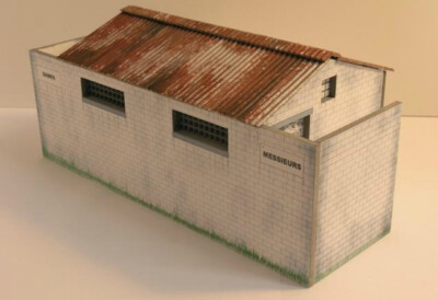 Greenhills Slot Car Building Kit Le Mans Toilet Block 1:32 Scale - Brand New - M