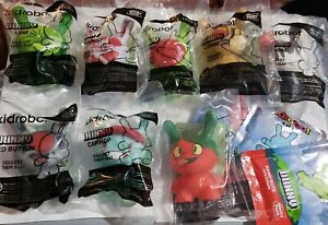 Complete Set Lot 11 Sonic Wacky Pack Toys All 8 Kidrobot Dunny With 3 Hang-Outs | eBay