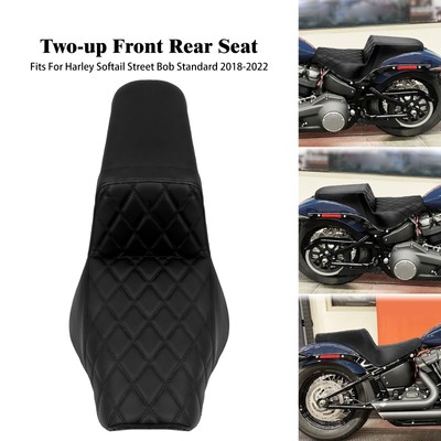 Two-Up Driver Passenger Seat Fit For Harley Softail Street Bob FXBB FXST 2018-UP