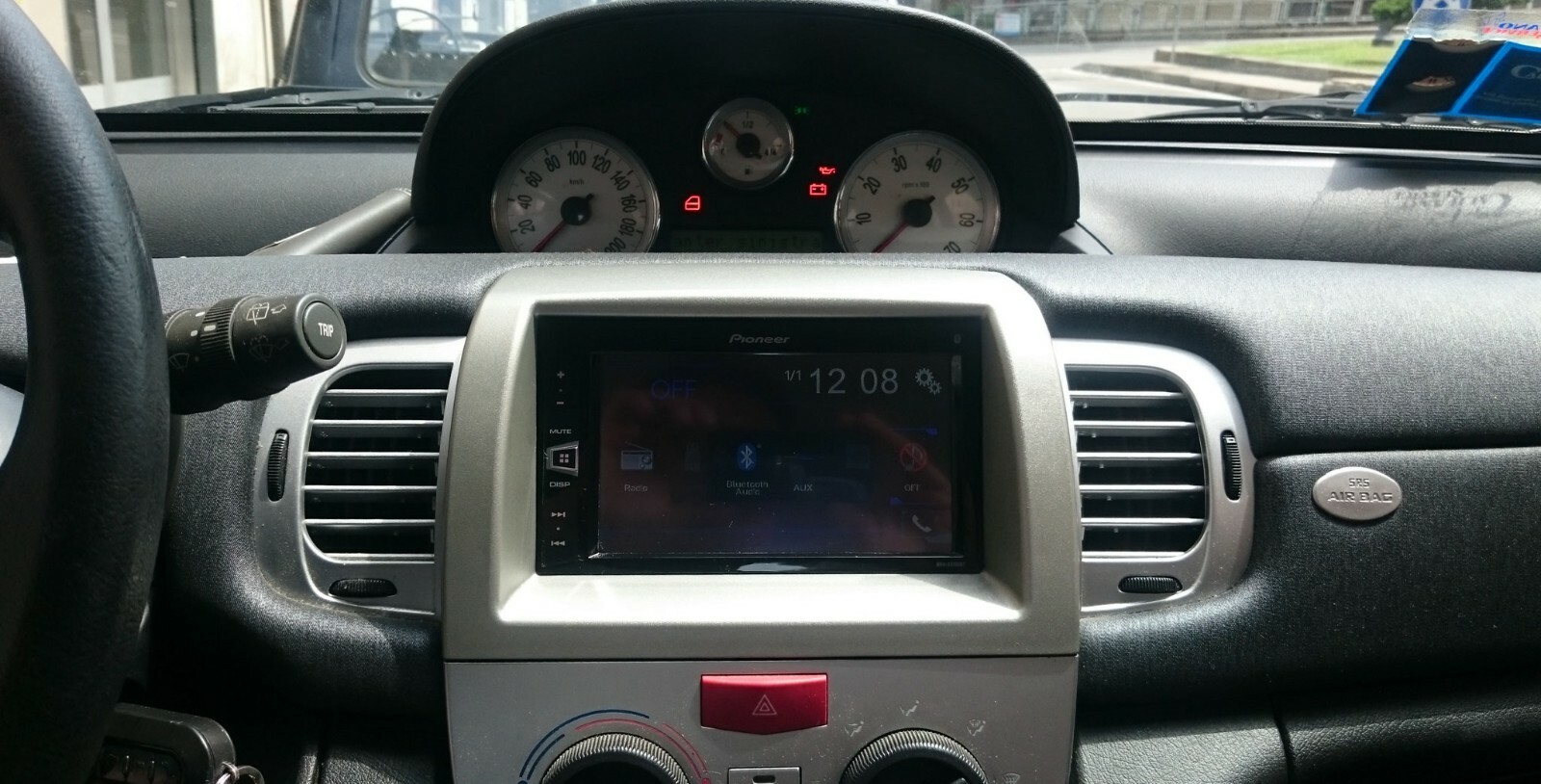 Mascherina Autoradio Lancia Ypsilon 2 DIN Antracite foto 2