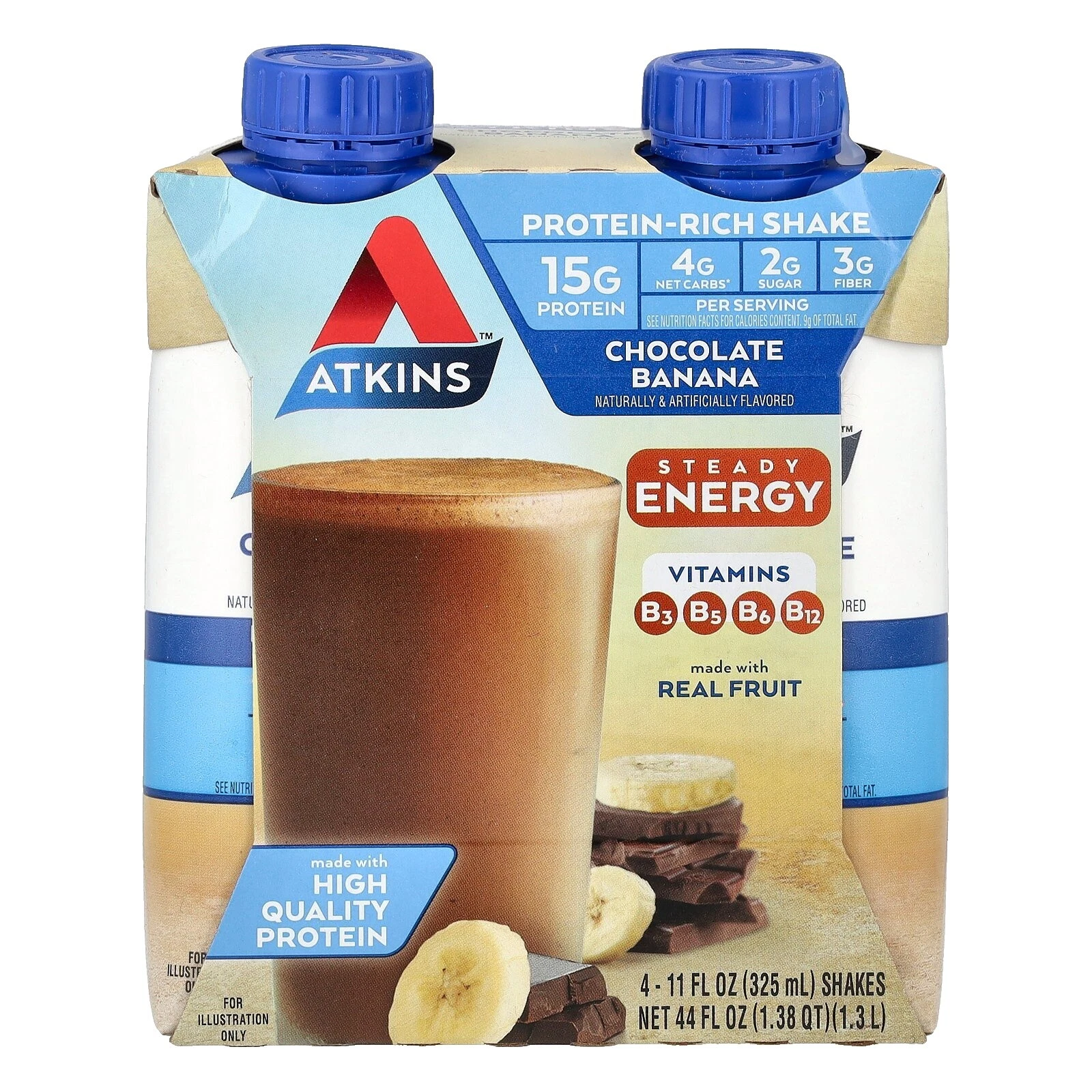 Batidos de Proteína Atkins resistencia y energía
