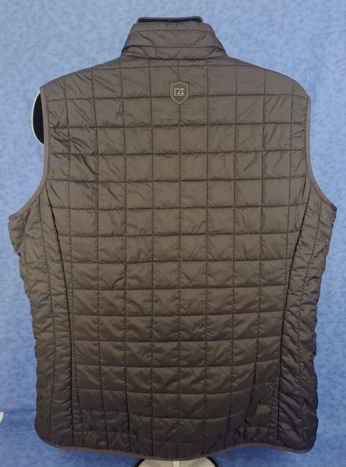 CUTTER & BUCK CB WeatherTec Womens Vest SIZE XXXL Thin Puffer Black Nylon - Image 3 of 4