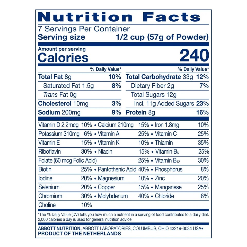 Ensure Original Nutrition Powder Vanilla 14.1 oz (400g) Expire 12/2025