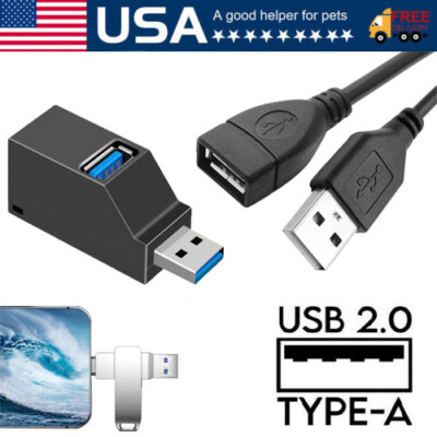 High-Speed USB to USB Extension Cable USB 2.0 Adapter Extender Cord Male/Female