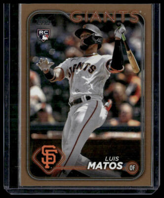 2024 Topps #28 Luis Matos Gold #/2024