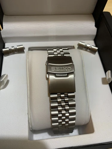 SEIKO 20mm jubilee stainless steel Strap /Bracelet With curved lug ends BARGAIN! - Picture 6 of 16