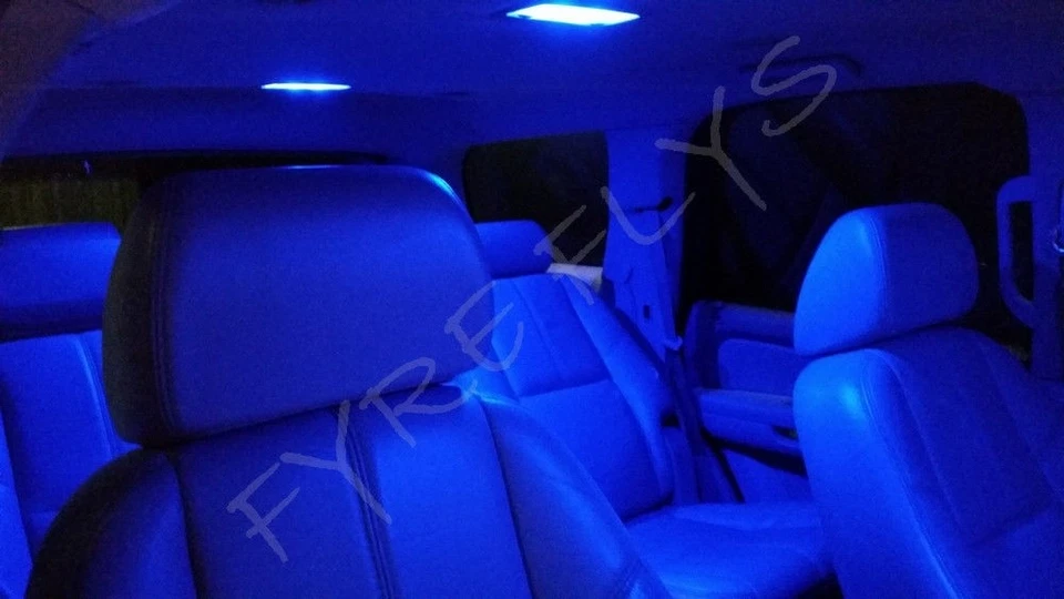6x Blue LED lights interior package kit for 2007-2017 Jeep Patriot JP1B - Image 3 of 4