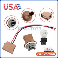 For Ford Headlamp Lamp Socket Brake Tail Turn Signal Parking Pigtail 3157 Bulb