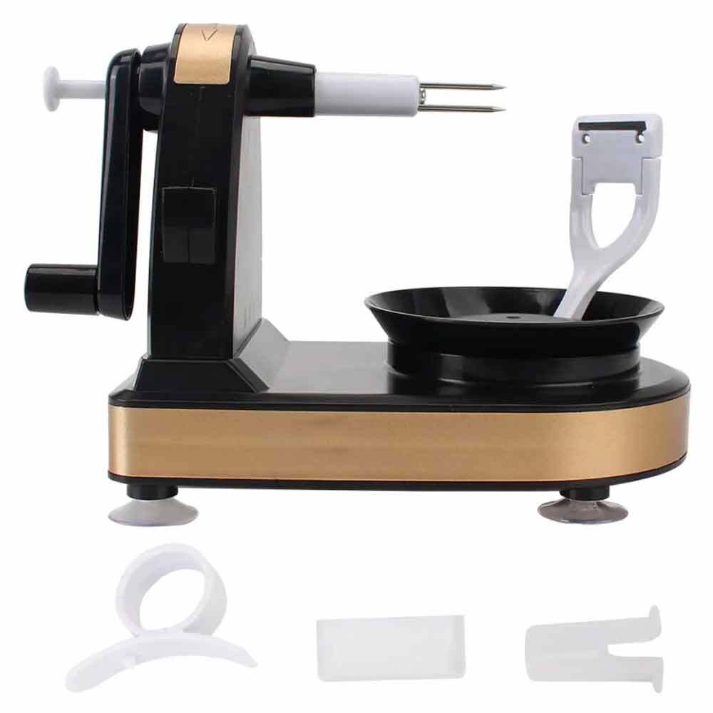 Pelador de patatas pelador de manzana cortador cortador máquina peladora de f...