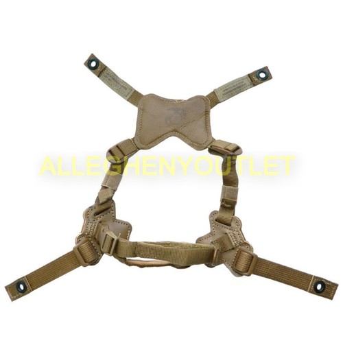 US Military MEDIUM / LARGE USMC Marine Corps Helmet LMCH Chin Strap Coyote VGC
