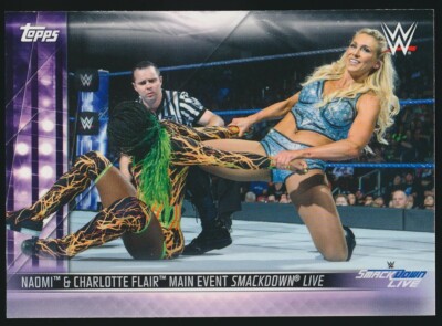 DR-33 NAOMI & CHARLOTTE FLAIR 2019 Topps WWE Smackdown Live WOMEN'S EVOLUTION