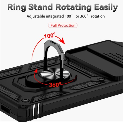For Google Pixel 8 Pro 7 6a Magnetic Ring Stand Rugged Case Sliding Camera Cover - Picture 11 of 65