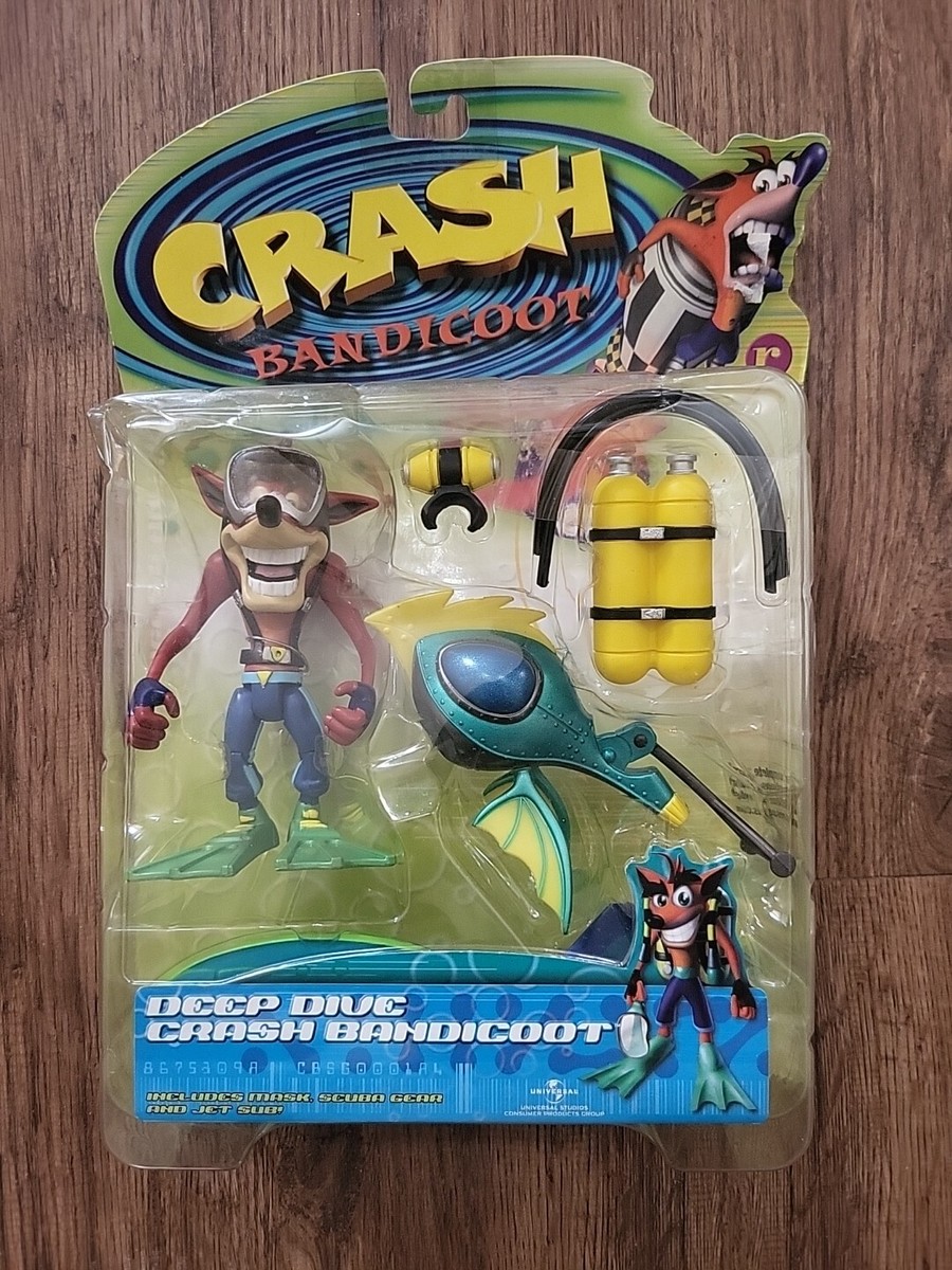 1999 Dingodile ReSaurus Crash Bandicoot Action Figure Super