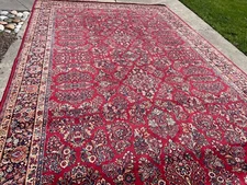Karastan Sarouk Red 785 9x12 & 10x16 Matching Rugs